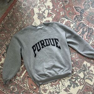 Vintage Russell Athletic Gray Purdue Sweatshirt
